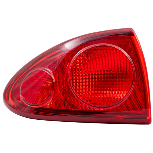 Brock Replacement Driver Tail Light Quarter Panel Mounted Taillamp Compatible with 2003-2005 Cavalier 15142168