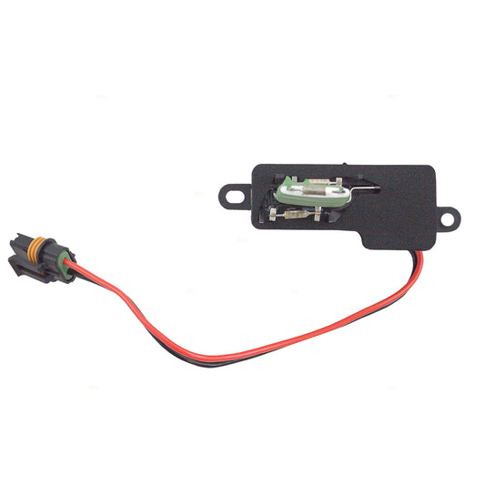 Brock Replement Front A/C Heater Blower Motor Resistor Compatible with 1996-2005 Astro Safari Van 89018436 12135105