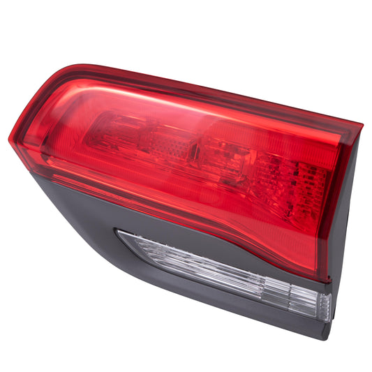 Combination Tail Light With Gray Bezel Without Platinum Insert Passenger Right Liftgate Mounted For 2014-2021 Jeep Grand Cherokee Altitude/Laredo/Limited/Overland/Summit RH 2022 Jeep Grand Cherokee WK Altitude/Laredo/Limited/Overland/Summit