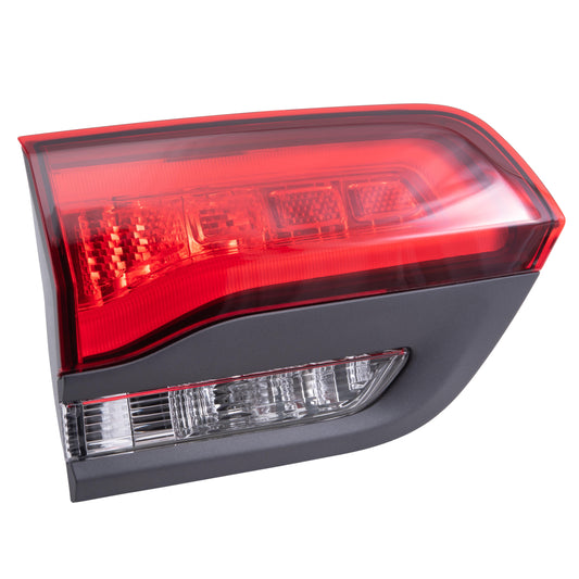 Combination Tail Light With Granite Bezel Without Platinum Insert Driver Left Liftgate Mounted For 2014-2021 Jeep Grand Cherokee Altitude/Laredo/Limited/Overland/Summit LH 2022 Jeep Grand Cherokee WK Altitude/Laredo/Limited/Overland/Summit 80th Anniversar