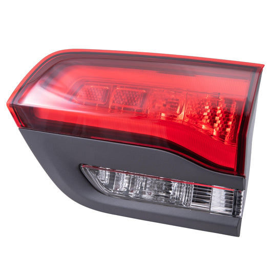 Combination Tail Light With Granite Bezel Without Platinum Insert Passenger Right Liftgate Mounted For 2014-2021 Jeep Grand Cherokee Altitude/Laredo/Limited/Overland/Summit RH 2022 Jeep Grand Cherokee WK Altitude/Laredo/Limited/Overland/Summit 80th Annive