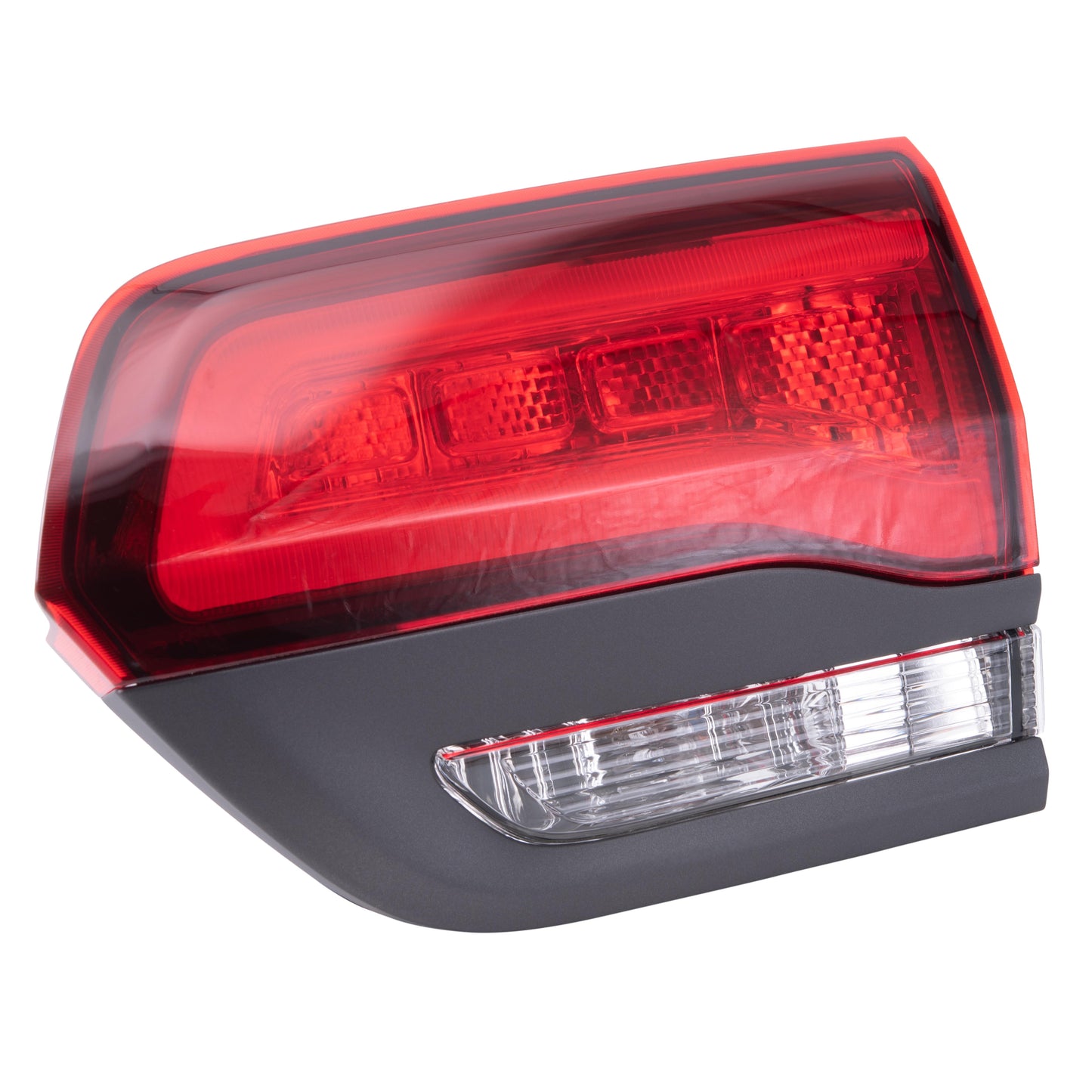 Combination Tail Light With Granite Bezel Without Platinum Insert Passenger Right Liftgate Mounted For 2014-2021 Jeep Grand Cherokee Altitude/Laredo/Limited/Overland/Summit RH 2022 Jeep Grand Cherokee WK Altitude/Laredo/Limited/Overland/Summit 80th Annive