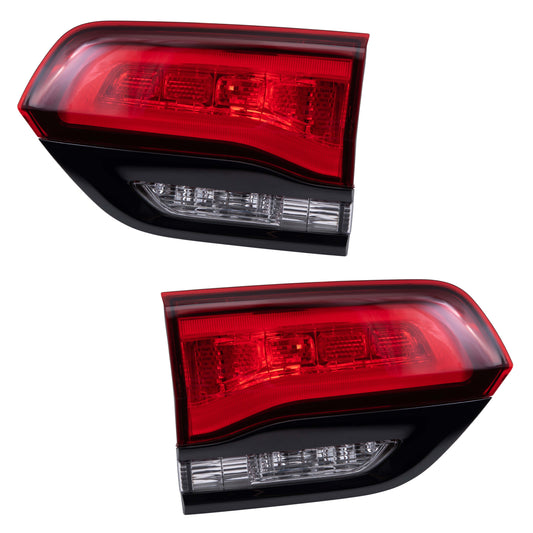 Combination Tail Light Set Driver Left Passenger Right Liftgate Mounted for 2014-2021 Jeep Grand Cherokee SRT/Trackhawk 2022 Jeep Grand Cherokee WK SRT/Trackhawk Set