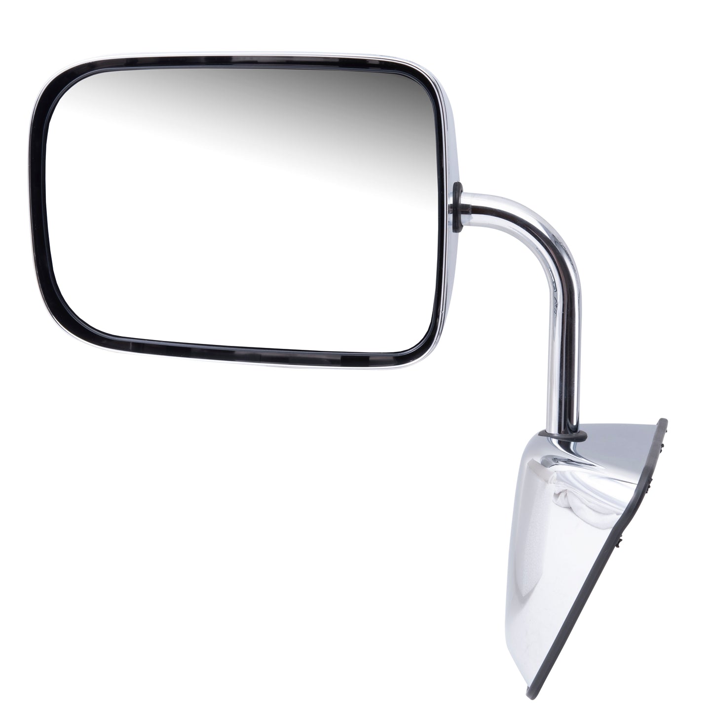 Replacement Driver Manual Side View Chrome Mirror Compatible with 1988-1993 1500 2500 3500 Pickup Truck Ramcharger 55074999