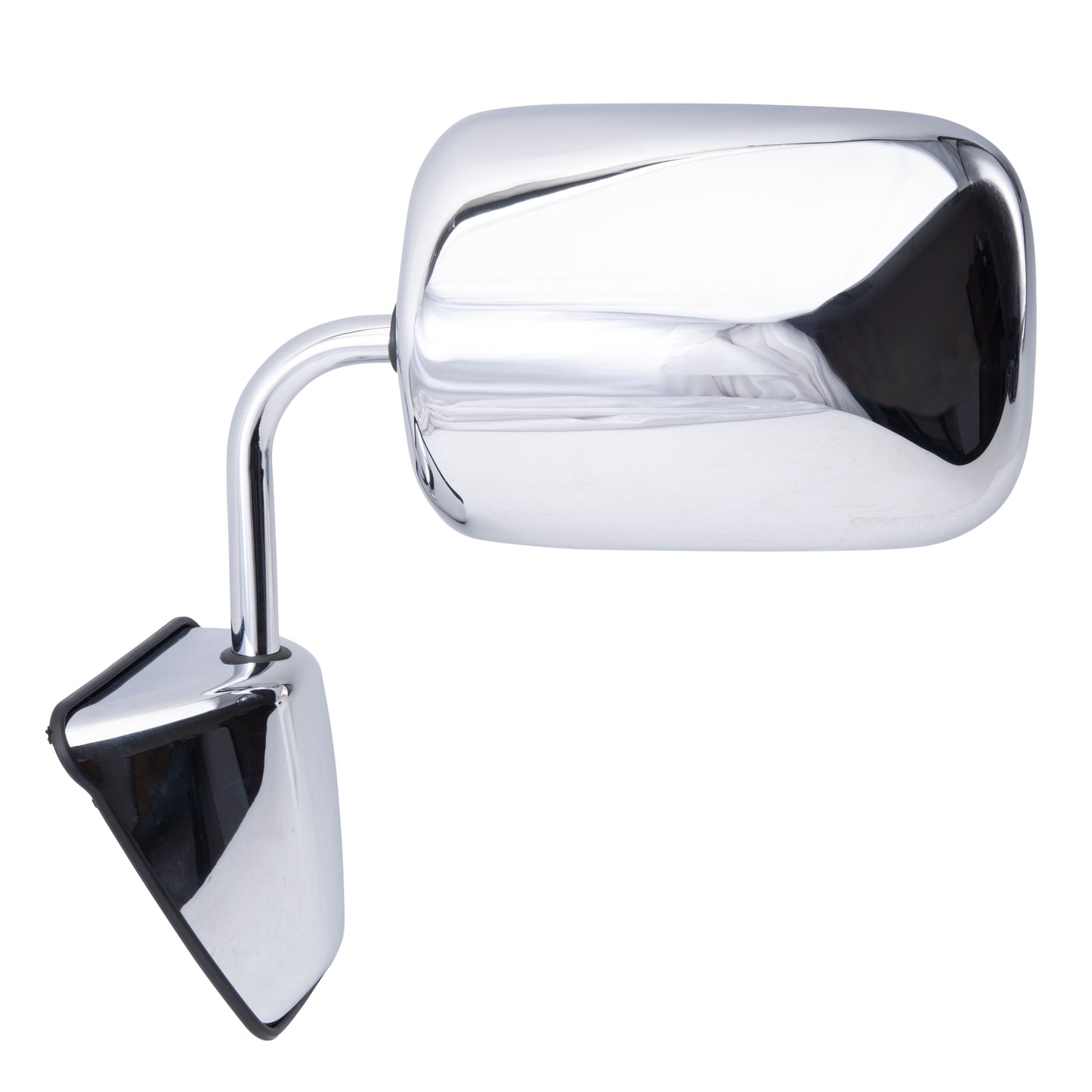 Replacement Driver Manual Side View Chrome Mirror Compatible with 1988-1993 1500 2500 3500 Pickup Truck Ramcharger 55074999