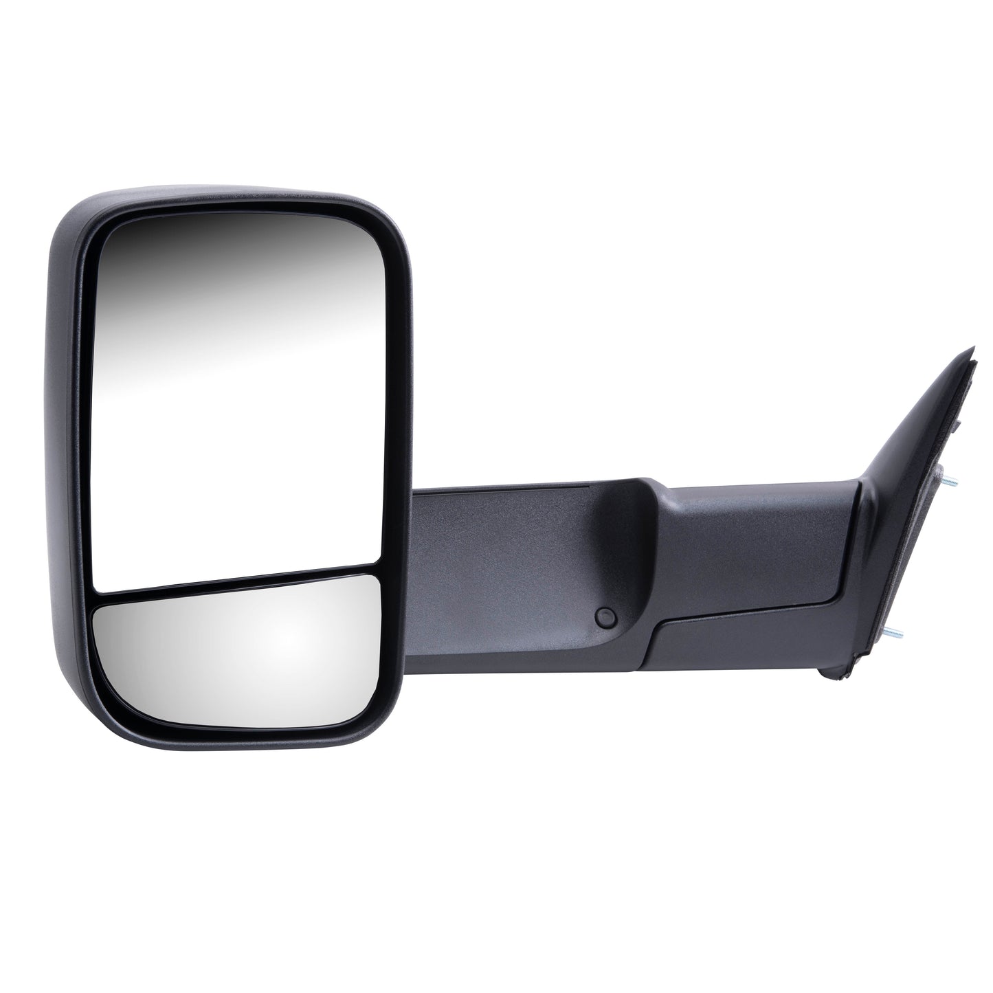 Brock Aftermarket Replacement Driver Left Manual Tow Mirror Textured Black Flip-up with Temperature Sensor Compatible with 2013-2018 RAM 1500