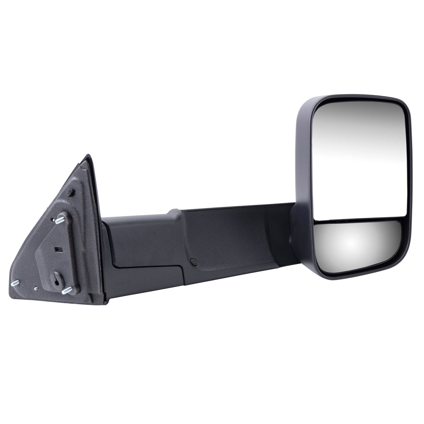 Brock Aftermarket Replacement Driver Left Passenger Right Manual Tow Mirror Textured Black Flip-up with Temperature Sensor Compatible with 2013-2018 RAM 1500