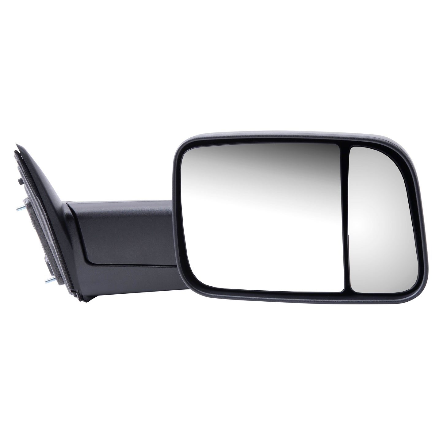 Brock Aftermarket Replacement Driver Left Passenger Right Manual Tow Mirror Textured Black Flip-up with Temperature Sensor Compatible with 2013-2018 RAM 1500