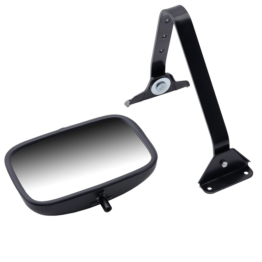 Manual Side View Mirror 5x8 Swing Lock w/ Plastic Housing Replacement for 1980-1997 Ford Pickup E5TZ 17696 B E5TZ 17696 D