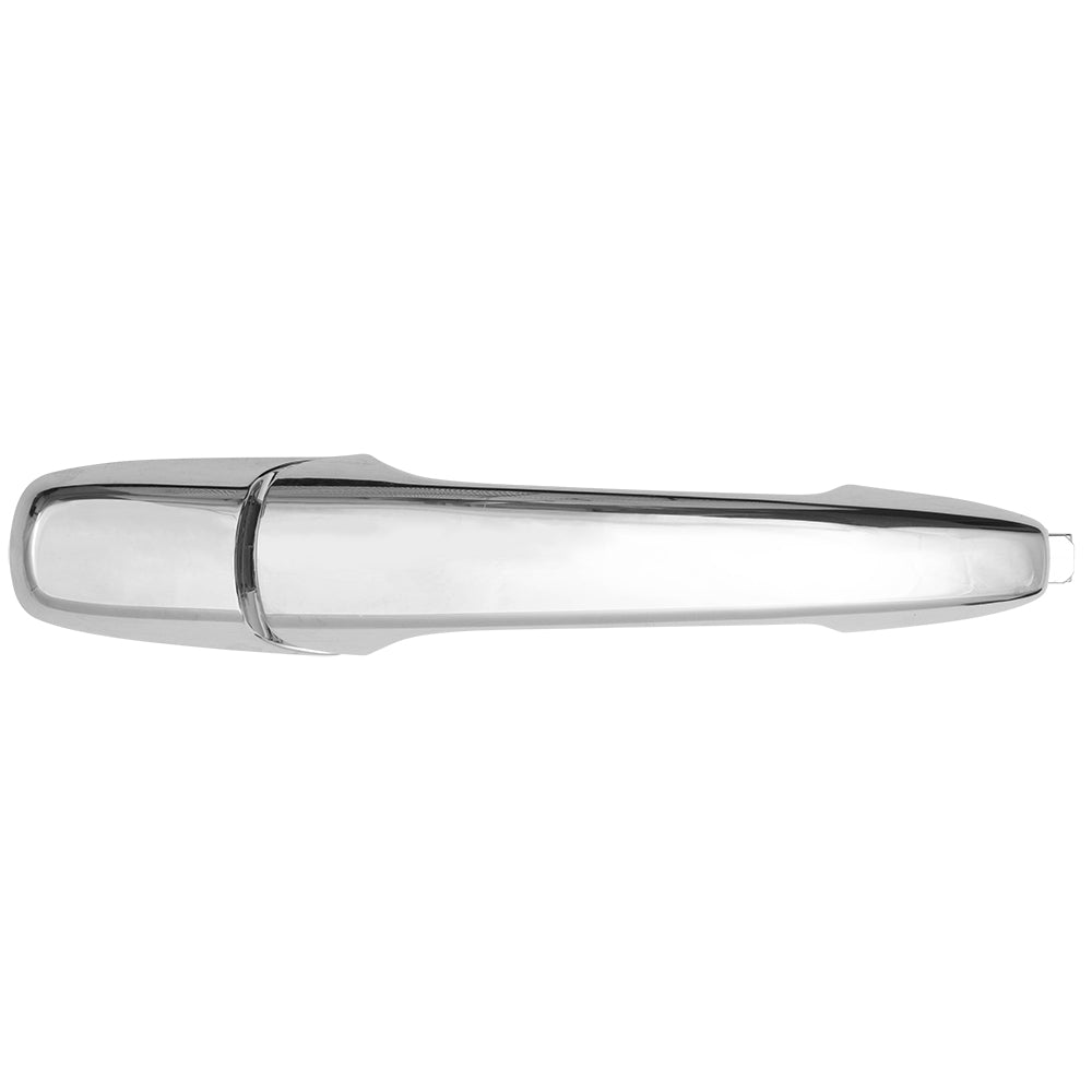 Brock Replacement Outside Door Handle Compatible with 2006-2012 Fusion Passengers Front Chrome Right w/ Cap AH6Z 5422404 BA AH6Z5422404BA