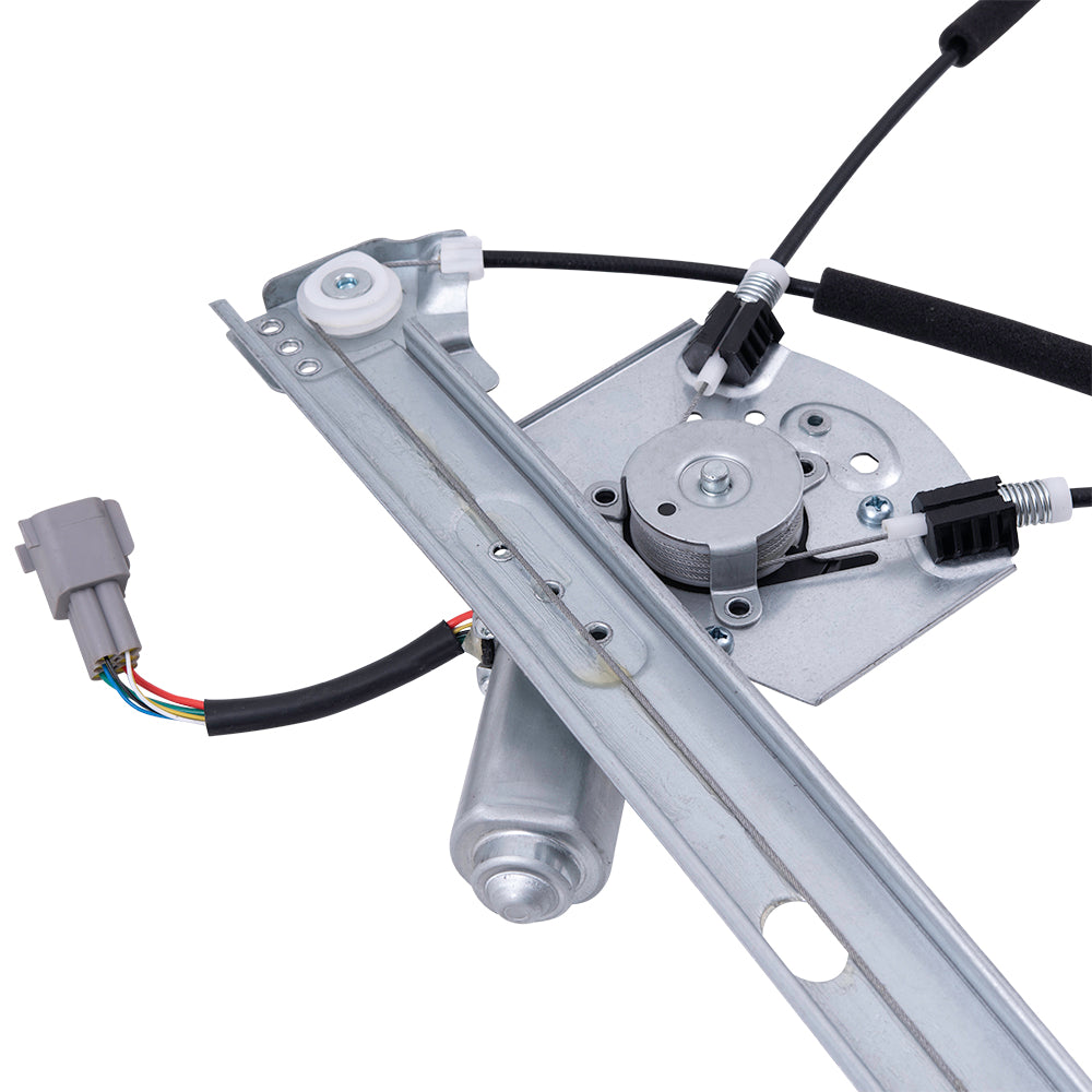 Brock Replacement Front Driver Side Power Window Regulator with Motor-6 Pin Connector and One-Touch Open/Close Compatible with 2013-2019 Escape