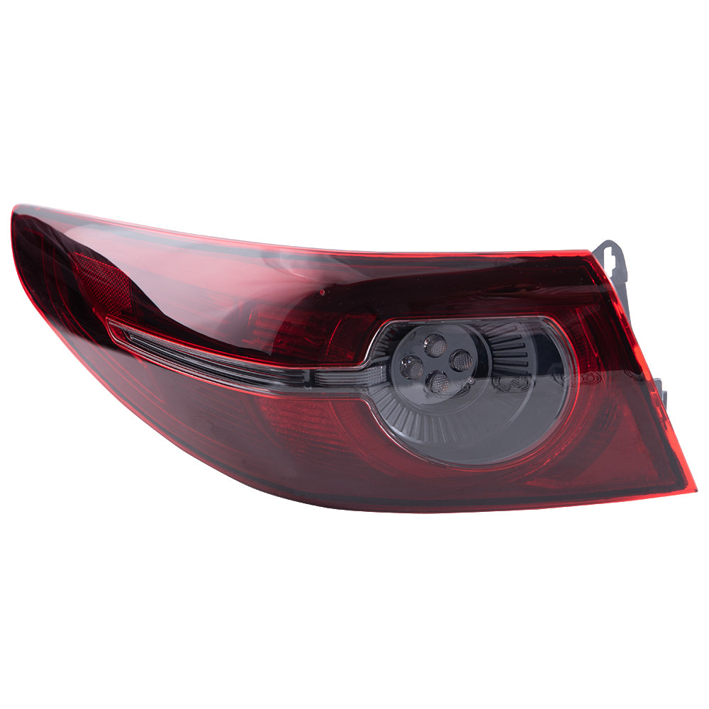 2019-2021 Mazda 3 Sedan Without Signature Lighting Combination Tail Light Assembly Body Mounted LH