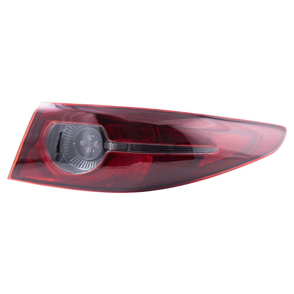 2019-2021 Mazda 3 Sedan Without Signature Lighting Combination Tail Light Assembly Body Mounted RH