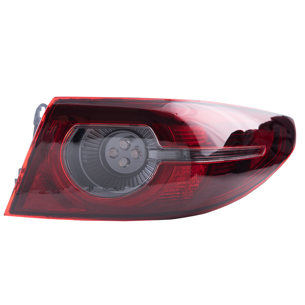 2019-2021 Mazda 3 Sedan Without Signature Lighting Combination Tail Light Assembly Body Mounted RH