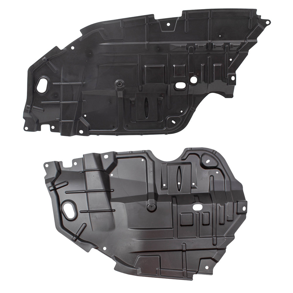 Under Engine Splash Shield Set Driver Left Passenger Right for 2012-2014 Toyota Camry 2012-2014 Toyota Camry Hybrid