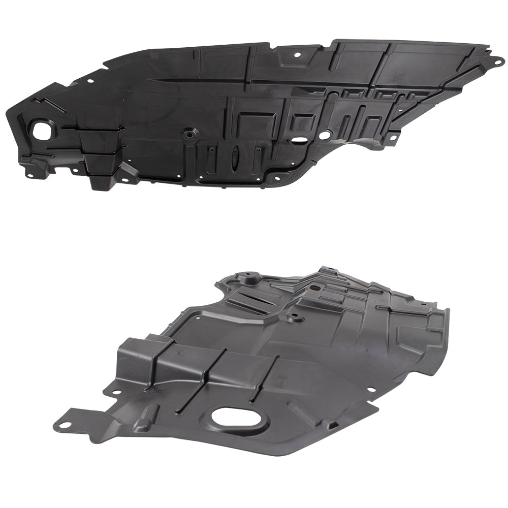 Under Engine Splash Shield Set Driver Left Passenger Right for 2012-2014 Toyota Camry 2012-2014 Toyota Camry Hybrid