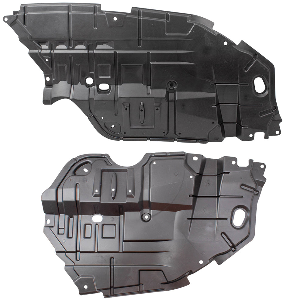 Under Engine Splash Shield Set Driver Left Passenger Right for 2012-2014 Toyota Camry 2012-2014 Toyota Camry Hybrid