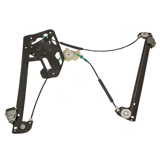 Brock Replacement Passengers Front Power Window Lift Regulator Compatible with 1995-2001 7 Series 51338125202