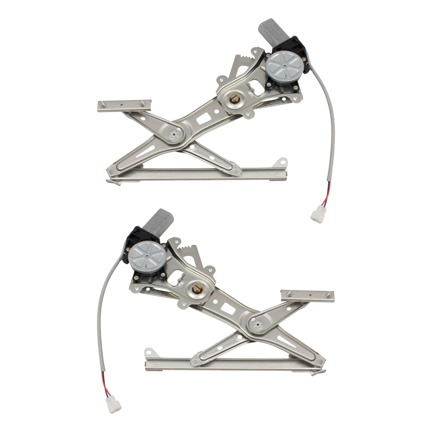 Brock Replacement Pair Set Rear Power Window Lift Regulators & Motors Assemblies Compatible with 05-09 Legacy Outback 62222AG01A 62222AG00A