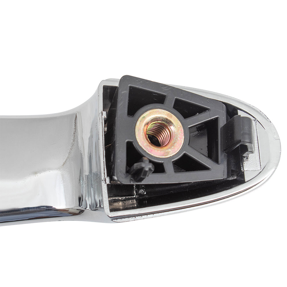 Brock Replacement Drivers Outside Rear Exterior Chrome Door Handle for 05-10 Cobalt 07-09 G5 Replaces 15803524 GM1520134 129-00251AL