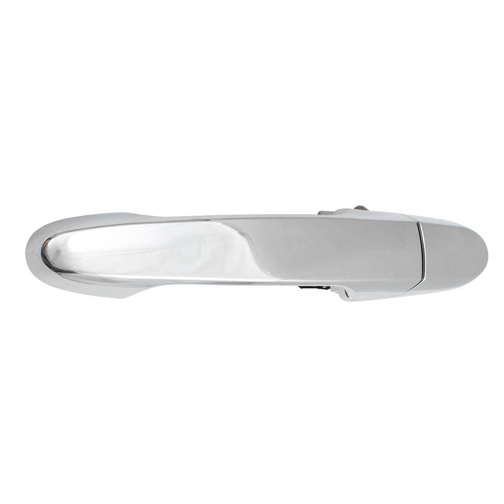 Brock Replacement Drivers Outside Rear Exterior Chrome Door Handle for 05-10 Cobalt 07-09 G5 Replaces 15803524 GM1520134 129-00251AL