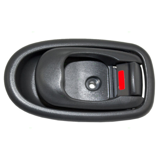 Brock Replacement Passengers Inside Inner Dark Gray Door Handle Compatible with 96-00 Elantra 82620-29002-LG