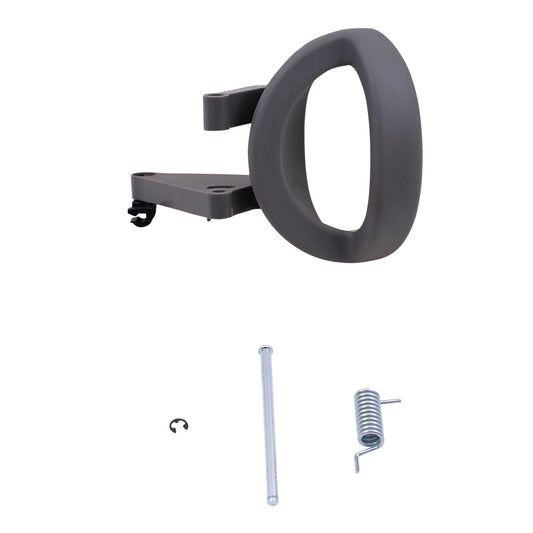 Inside Door Handle for Jeep Commander Liberty Drivers Gray Lever w/ Hardware Kit