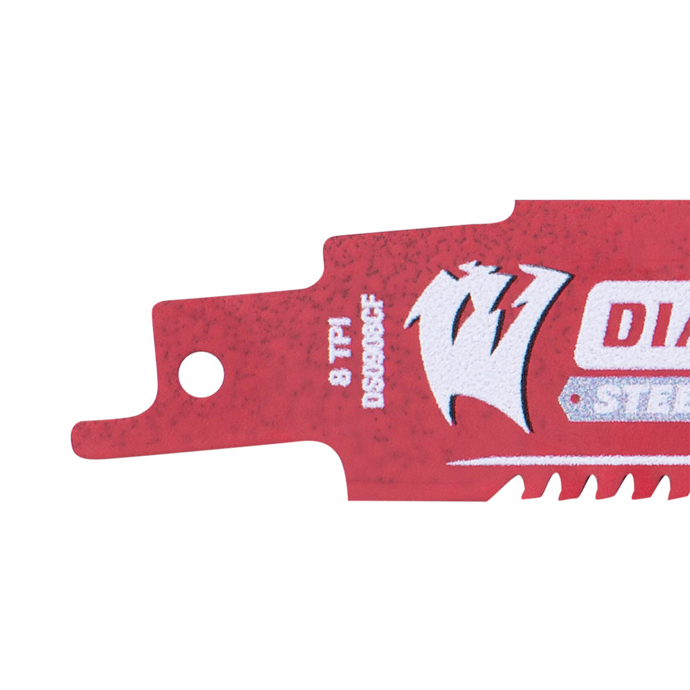 Diablo Steel Demon Carbide Reciprocating Saw Blade For Thick Metal (3/16 Inch to 9/16 Inch) For Boron Steel-Ultra High Strength Steel-Stainless Steel-Cast Iron 9 Inch by 1 Inch 8 TPI 3 Pack