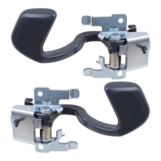 Brock Replacement Driver and Passenger Front Inside Inner Door Handles Compatible with S10 Sonoma Hombre Blazer Jimmy Bravada 15997813 15997814.