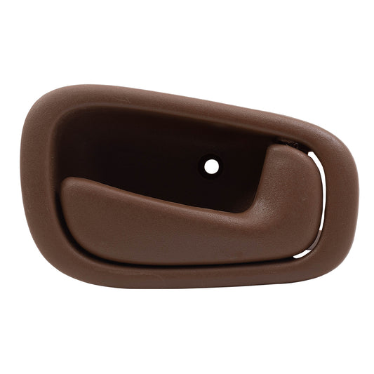 Inside Door Handle for 98-02 Toyota Corolla Chevy Prizm Passengers Dark Brown