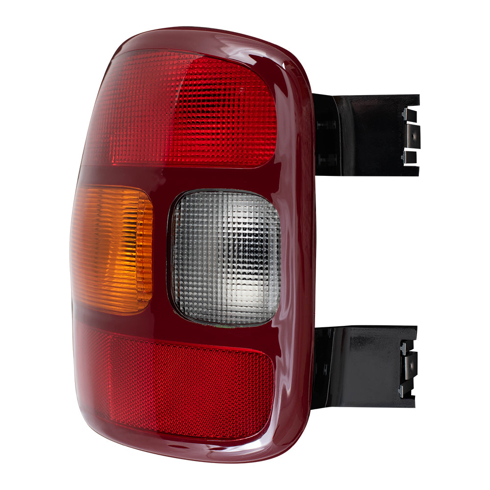 Brock Replacement Driver Tail Light Compatible with 1999-2003 Silverado Sierra 1500 Stepside Pickup Truck 19169012