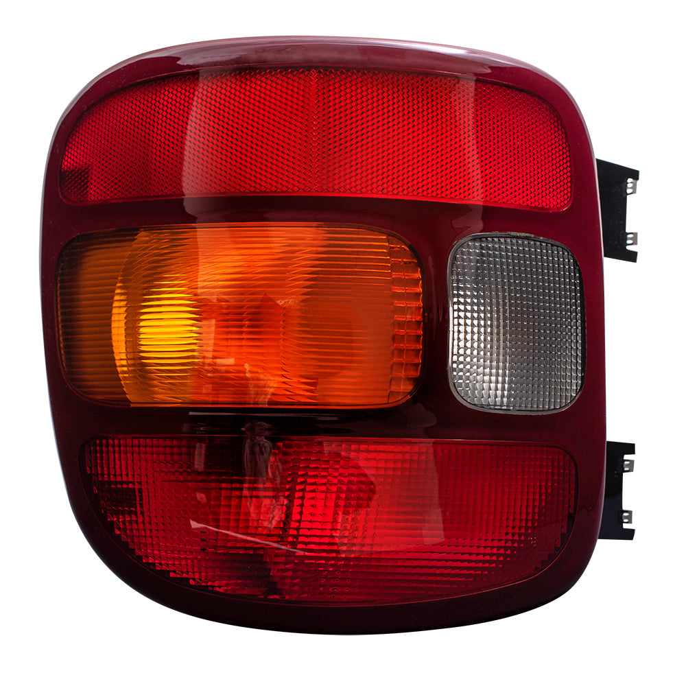 Brock Replacement Passenger Tail Light Compatible with 1999-2003 Silverado Sierra 1500 Stepside Pickup Truck 19169013