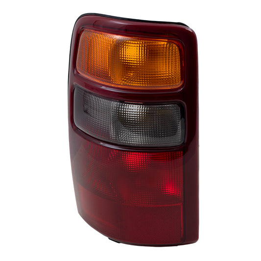 Brock Replacement Driver Tail Light Compatible with 2000-2003 Tahoe Yukon & Yukon XL Suburban 15198449