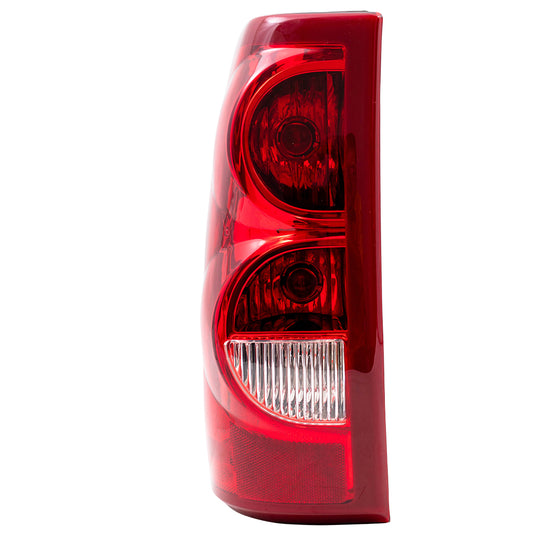 Brock Replacement Driver Tail Light Compatible with 2003 Silverado 1500 2500 Fleetside Pickup Truck 19169002