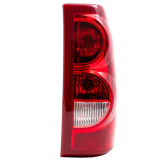 Brock Replacement Passenger Tail Light Compatible with 2003 Silverado Fleetside 1500 2500 Pickup Truck 19169003