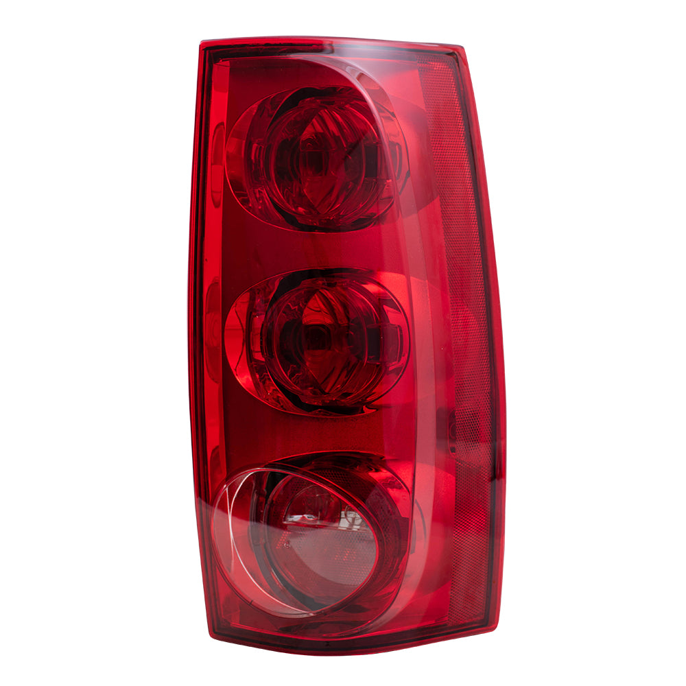 Brock Replacement Passenger Tail Light Lens Compatible with 2007-2014 Yukon 25975976