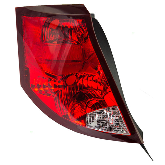 Brock Replacement Driver Tail Light Compatible with 2003-2007 Ion Sedan 22723024