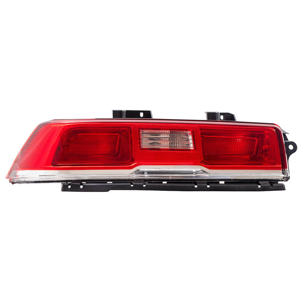 Brock Replacement Driver Halogen Tail Light Compatible with 2014-2015 Camaro 23256981