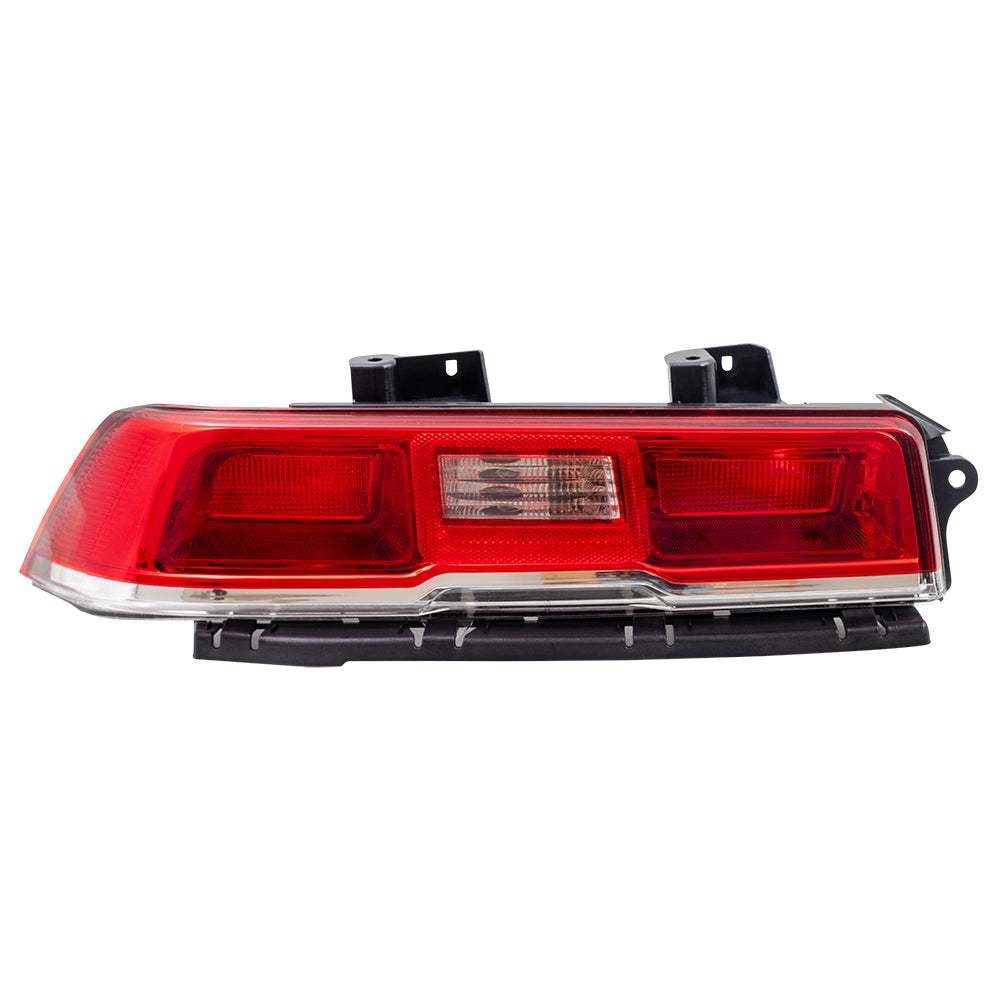 Brock Replacement Driver Halogen Tail Light Compatible with 2014-2015 Camaro 23256981