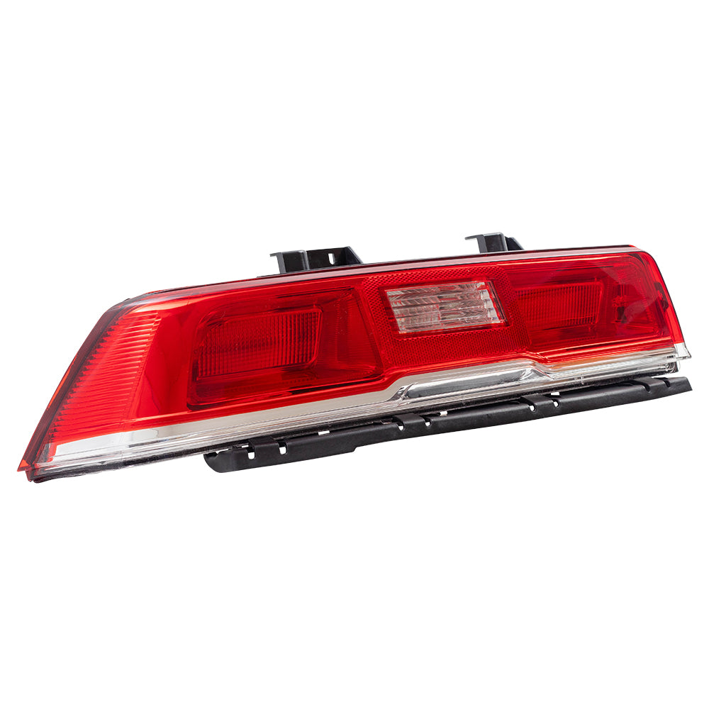 Brock Replacement Driver Halogen Tail Light Compatible with 2014-2015 Camaro 23256981