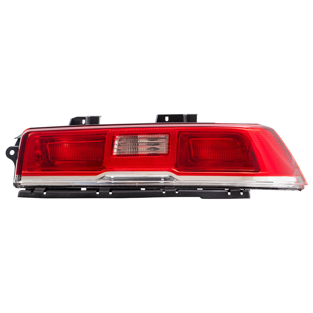 Brock Replacement Passenger Halogen Tail Light Compatible with 2014-2015 Camaro 23489170