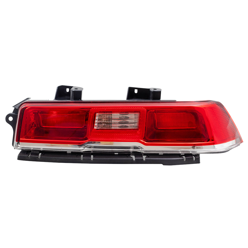 Brock Replacement Passenger Halogen Tail Light Compatible with 2014-2015 Camaro 23489170