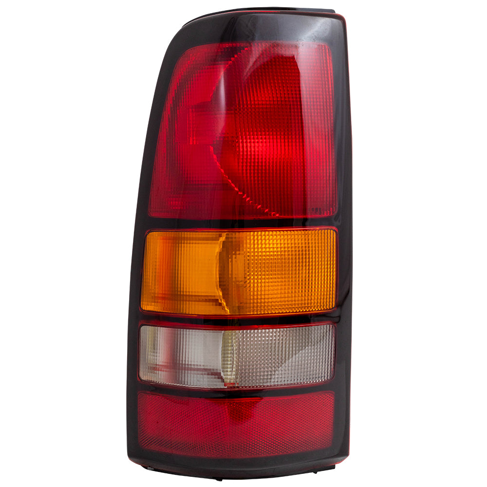 Brock Replacement Driver Tail Light Compatible with 2004-2007 Sierra Fleetside Pickup Truck 19169021