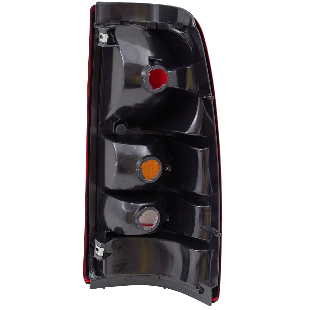 Brock Replacement Driver Tail Light Compatible with 2004-2007 Sierra Fleetside Pickup Truck 19169021