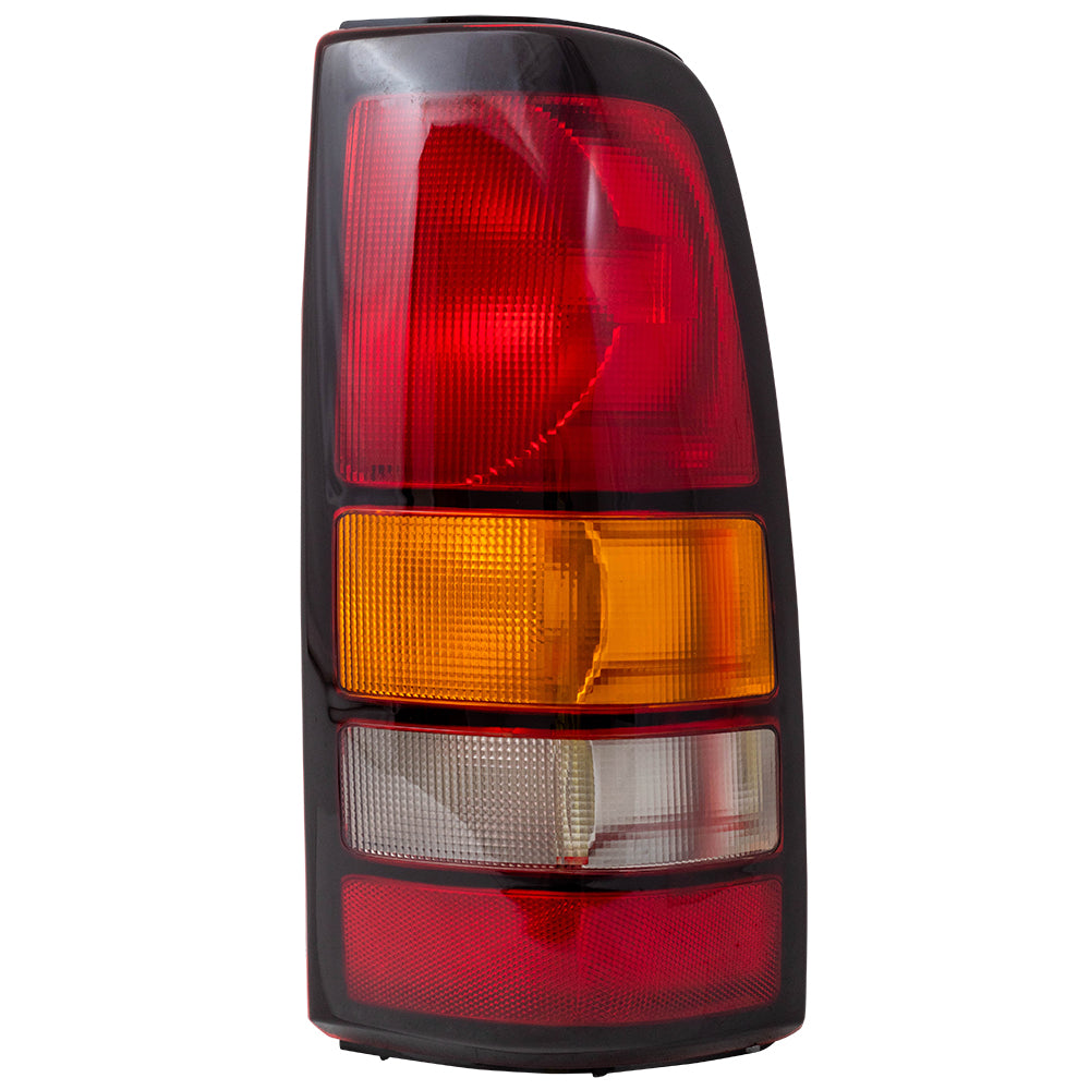 Brock Replacement Passenger Rear Tail Light Compatible with 2004-2007 Sierra Fleetside Pickup Truck 19169022