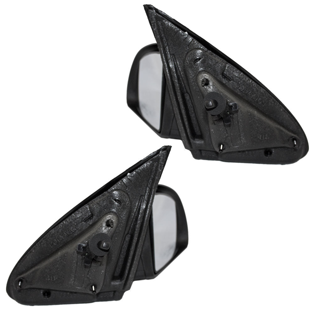 Brock Replacement Driver and Passenger Manual Remote Side Door Mirrors Compatible with Cobalt G5 Sedan 15943878 15943877