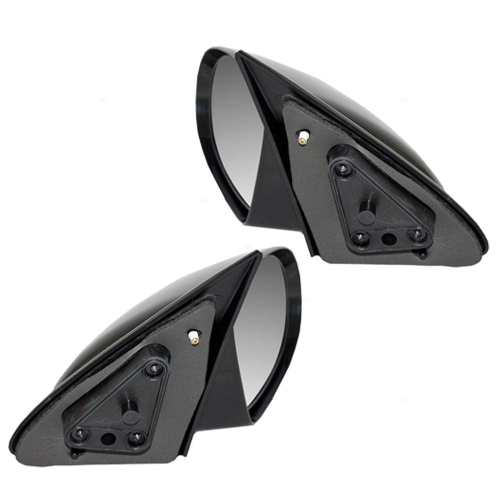 Brock Replacement Driver and Passenger Set Manual Side Door Mirrors Compatible with 1993-1997 Prizm 94855360 94856319