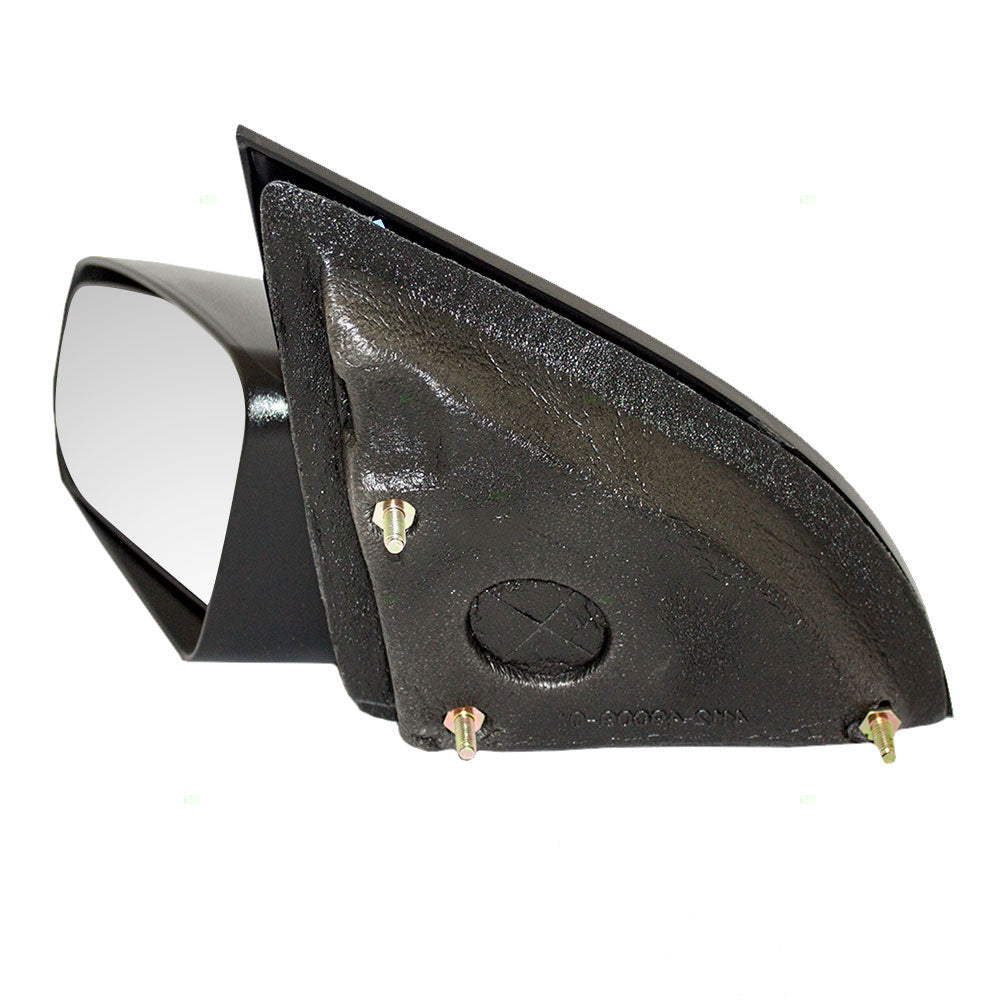 Brock Replacement Driver Manual Remote Side Door Mirror Textured Compatible with 2003-2007 Ion Coupe 10363816