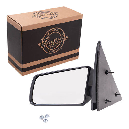 Manual Mirror fits 94-04 Sonoma S10 Pickup Driver Side Standard Type Textured