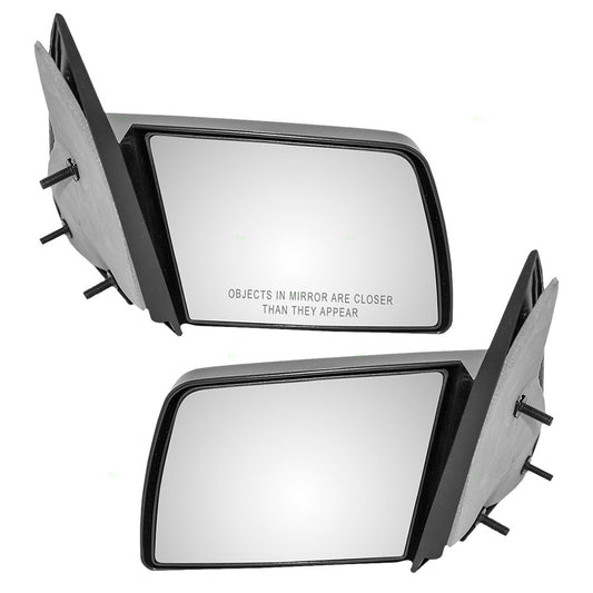 Brock Replacement Set Manual Side Door Mirrors Sail Mounted Compatible with C/K Pickup Truck Blazer Tahoe Suburban Yukon